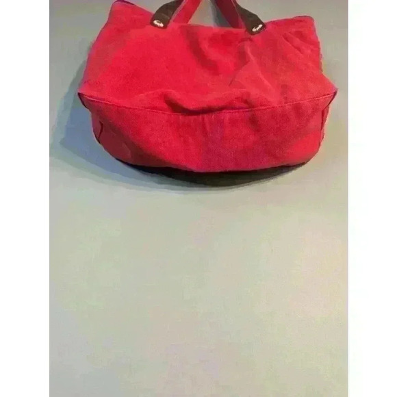 Lantern Moon Red Tote Bag floral hand crafted - Picture 8 of 15